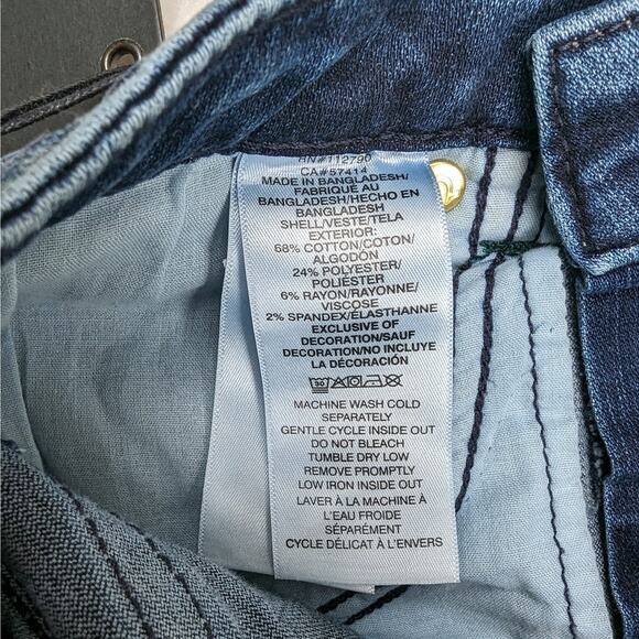 True Religion Women's Becca Mid Rise Dark Roper Wash‎ Bootcut Jeans Size 26 NWT - Picture 9 of 9